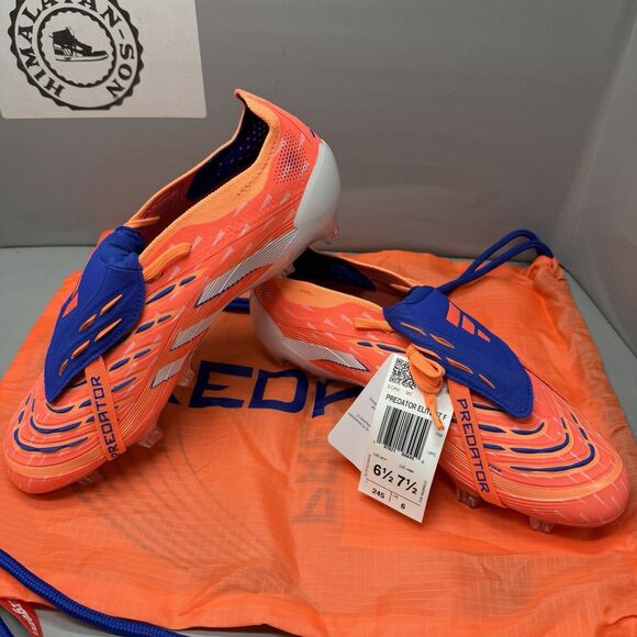 Adidas PREDATOR ELITE Fold Tongue FG Soccer Cleat JI1093 Men Sz 6.5 Women Sz 7.5 main image 5
